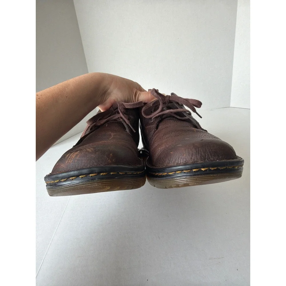 Dr. Martens Sussex Mens Brown Leather Chukka Boots Slip Resistant AW004 Size 11